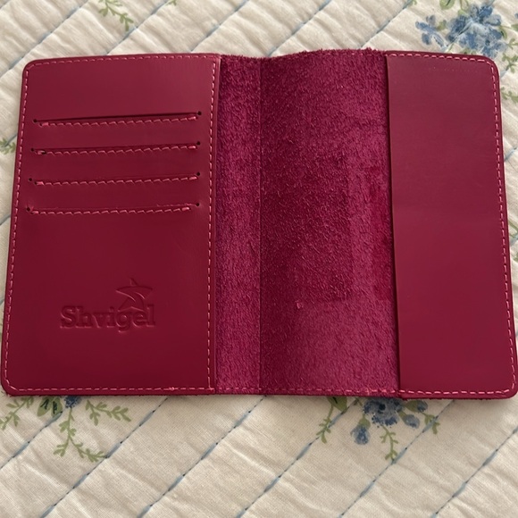 NWOT Shvigel leather US Passport holder - Picture 2 of 4